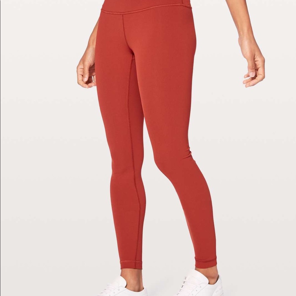 Lululemon Wunder Under Bonfire Luxtreme NWOT Sz 8